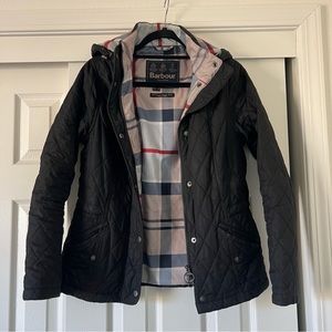 Barbour Millfire Dress Tartan Quilted Coat